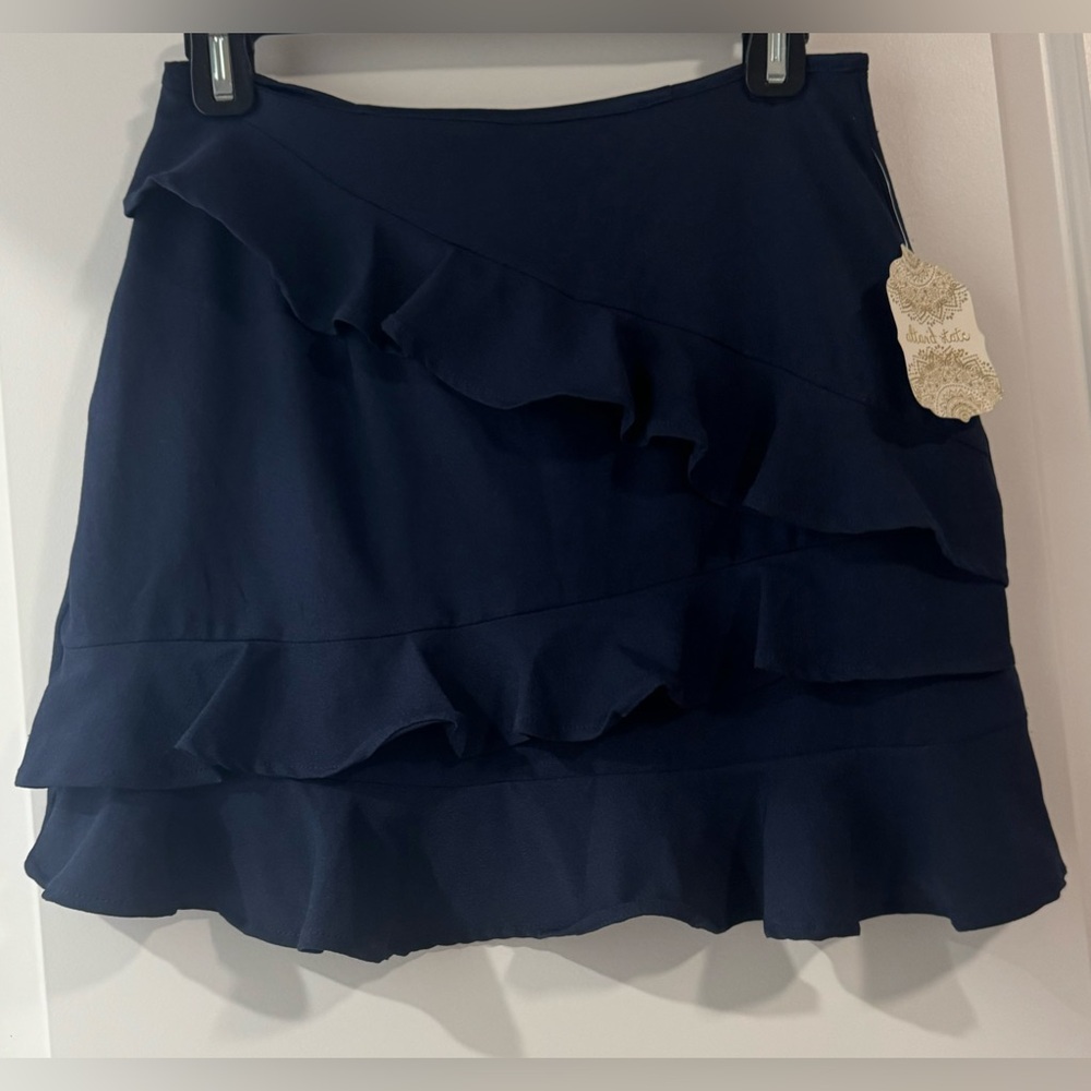 Altar'd State Navy Skirt